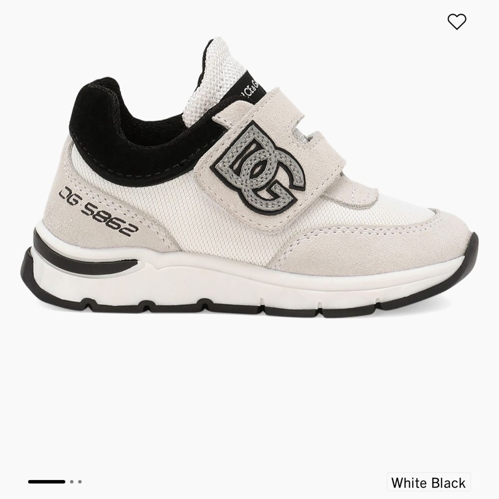 Dolce & Gabbana Kids Logo Low Top Sneakers